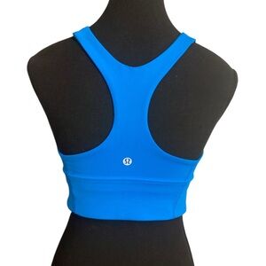 Lululemon Athletica Blue Racerback Sports Bra GUC 8